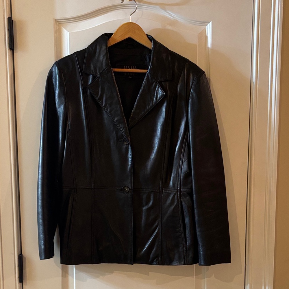 Wilsons Leather Elegant Black Leather Jacket